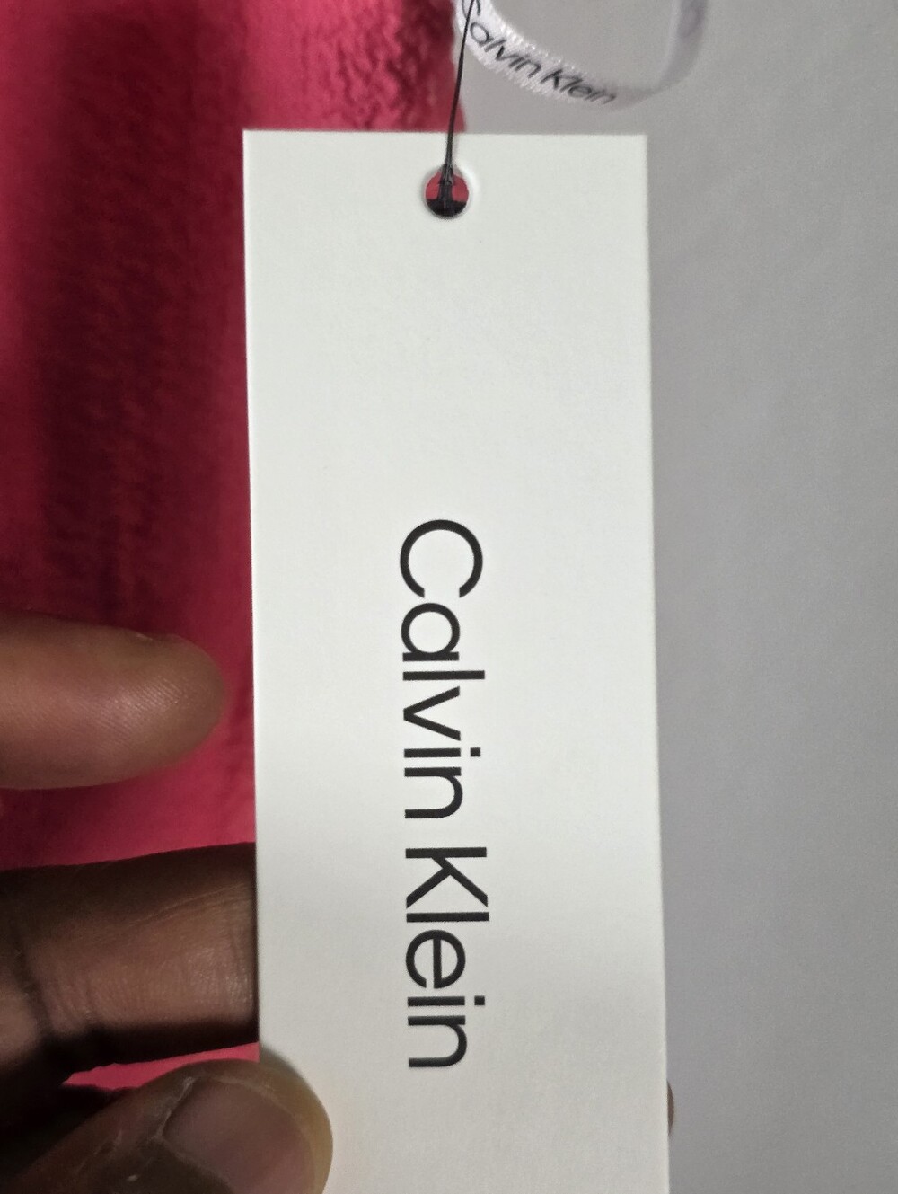 Calvin Klein NWT Pink V Neck Twist Waist Midi Dress Size 16 $149 - Picture 5 of 9